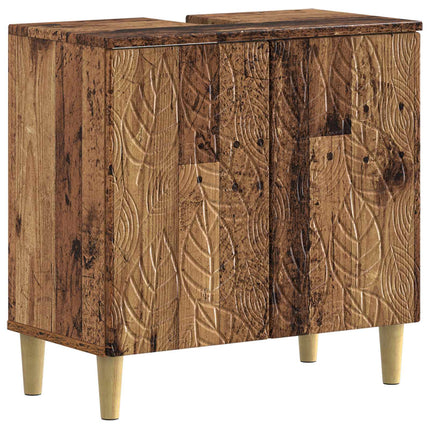 Badeværelsesskabsunder DELFT Gammelt træ 59,5 x 31,5 x 59 cm