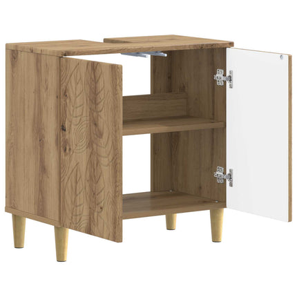 Badeværelsesskabsunder DELFT Artisan-eg 59,5 x 31,5 x 59 cm