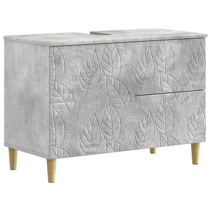 Badeværelsesskabsunder DELFT Betongrå 82 x 41 x 59 cm