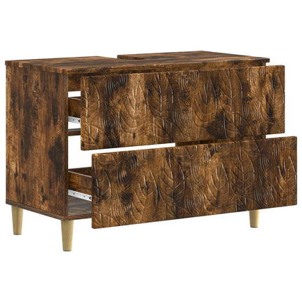 Badeværelsesskabsunder DELFT Røget eg 82 x 41 x 59 cm