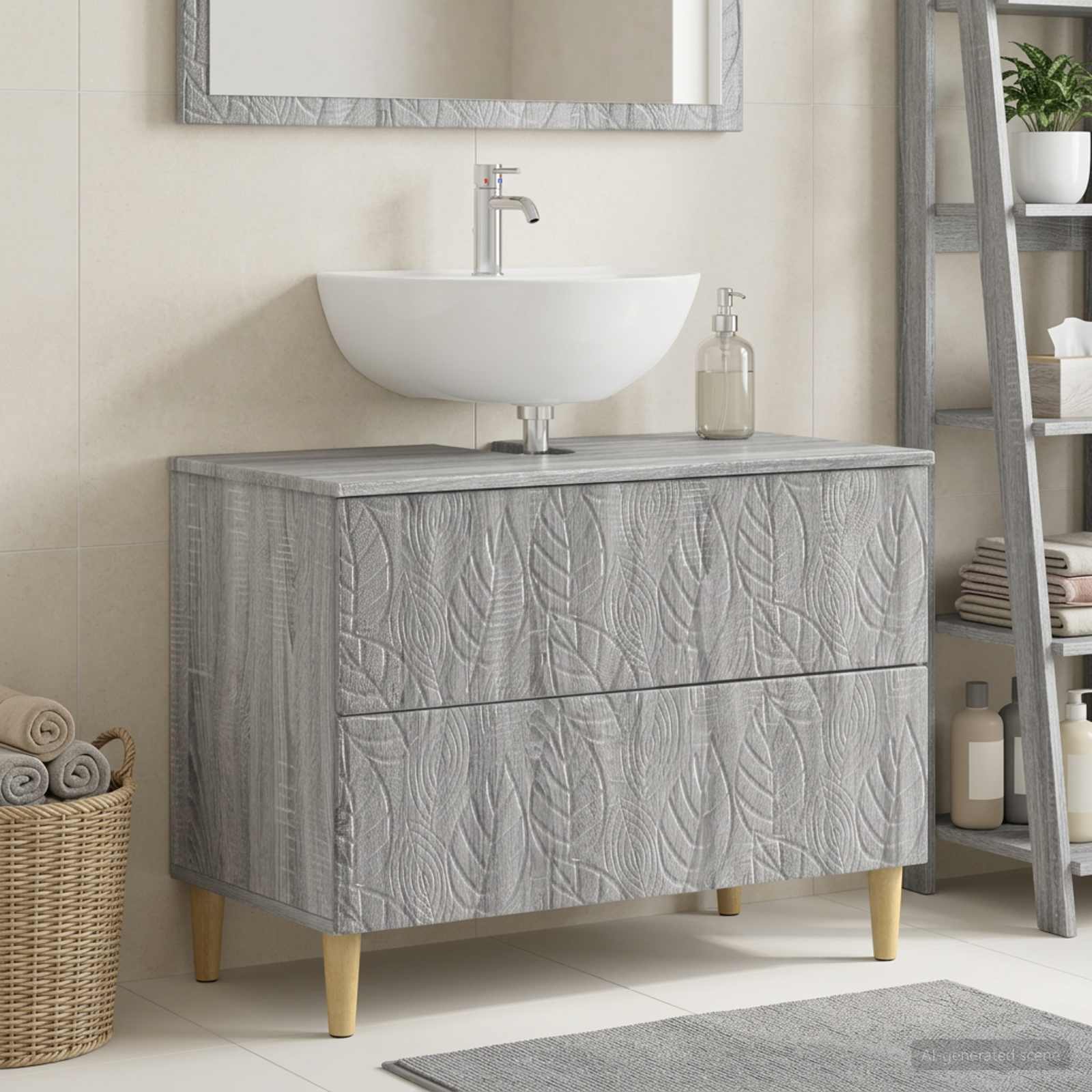 Badevrelsesskabsunder DELFT Gr Sonoma 82 x 41 x 59 cm