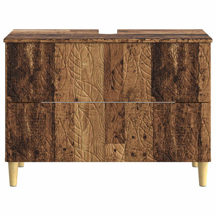 Badeværelsesskabsunder DELFT Gammelt træ 82 x 41 x 59 cm