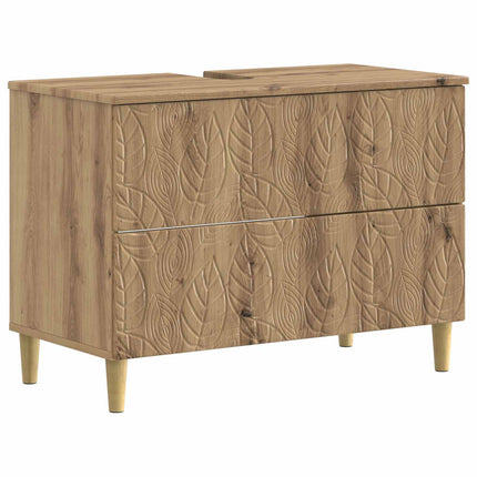 Badeværelsesskabsunder DELFT Artisan-eg 82 x 41 x 59 cm