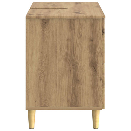 Badeværelsesskabsunder DELFT Artisan-eg 82 x 41 x 59 cm