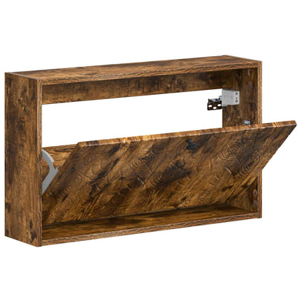 Vægmonteret Skoskab DELFT 71 x 17 x 43 cm Konstrueret træ