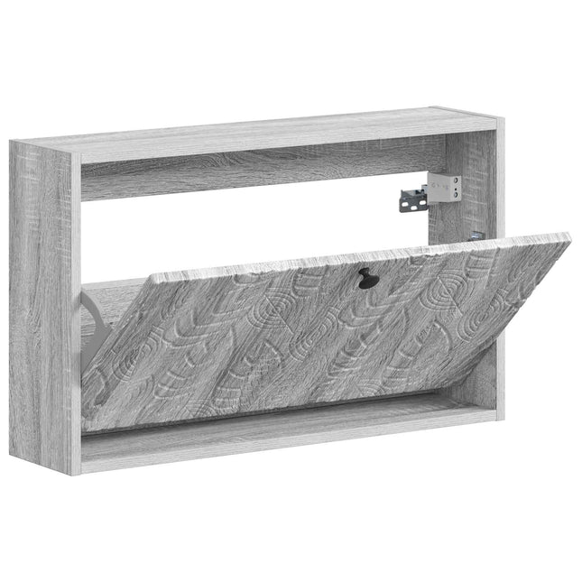 Vægmonteret Skoskab DELFT 71 x 17 x 43 cm Konstrueret træ