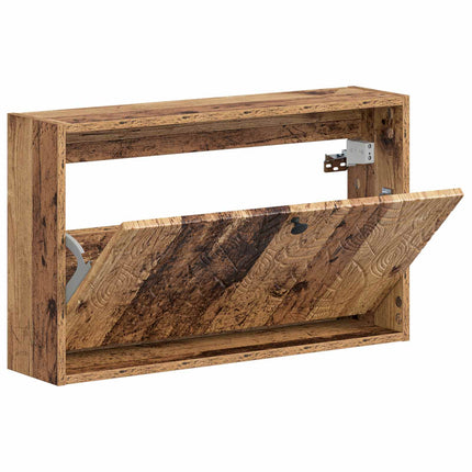Vægmonteret Skoskab DELFT 71 x 17 x 43 cm Konstrueret træ