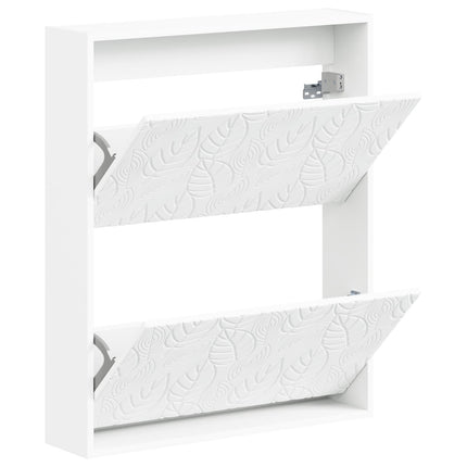 Vægmonteret Skoskab DELFT 71 x 17 x 86 cm Konstrueret træ Hvid