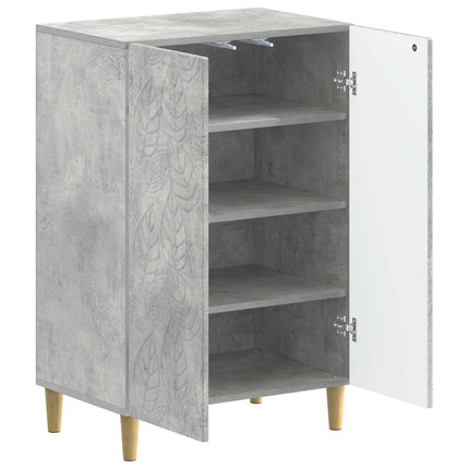 Sko skab DELFT 59,5 x 39,5 x 90 cm Konstrueret træ Betongrå