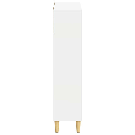 Sko skab DELFT 78 x 24 x 103 cm Konstrueret træ Hvid