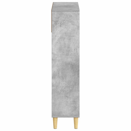 Sko skab DELFT 78 x 24 x 103 cm Konstrueret træ Betongrå