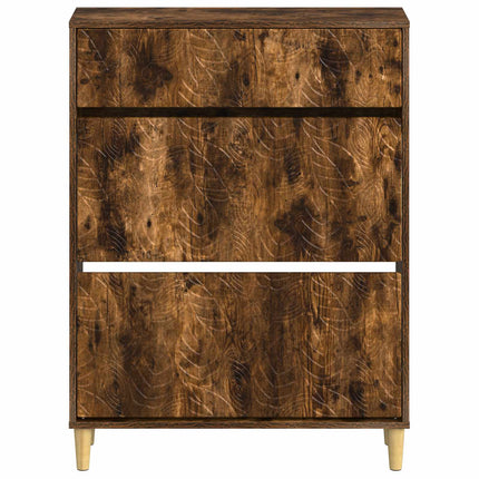 Sko skab DELFT 78 x 24 x 103 cm Konstrueret træ Røget eg