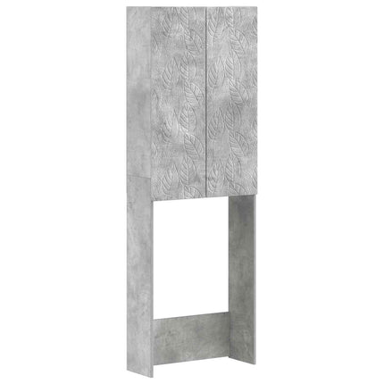 Toilet Skab DELFT Betongrå 66 x 25,5 x 190 cm Konstrueret træ
