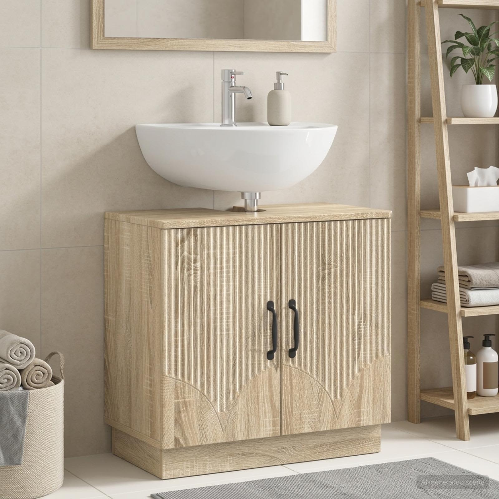 Badevrelsesskabsunder HOORN Sonoma-eg 59,5 x 31,5 x 56 cm
