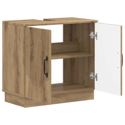 Badeværelsesskabsunder HOORN Artisan-eg 59,5 x 31,5 x 56 cm