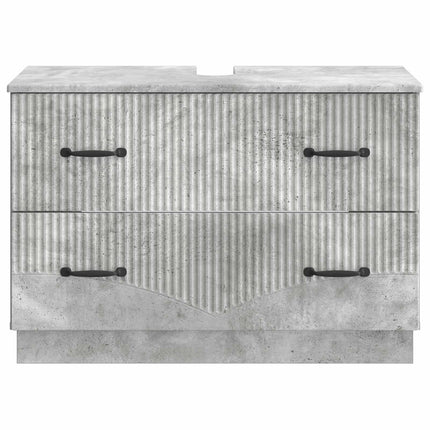 Badeværelsesskabsunder HOORN Betongrå 82 x 41 x 56 cm