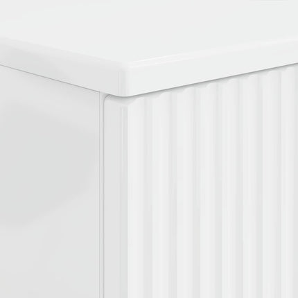 Badeværelsesskabsunder HOORN Hvid højglans 82 x 41 x 56 cm