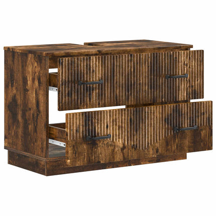 Badeværelsesskabsunder HOORN Røget eg 82 x 41 x 56 cm