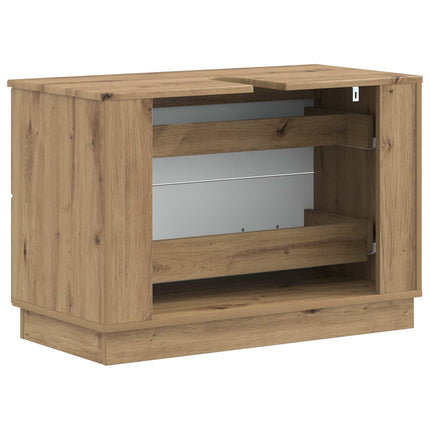 Badeværelsesskabsunder HOORN Artisan-eg 82 x 41 x 56 cm