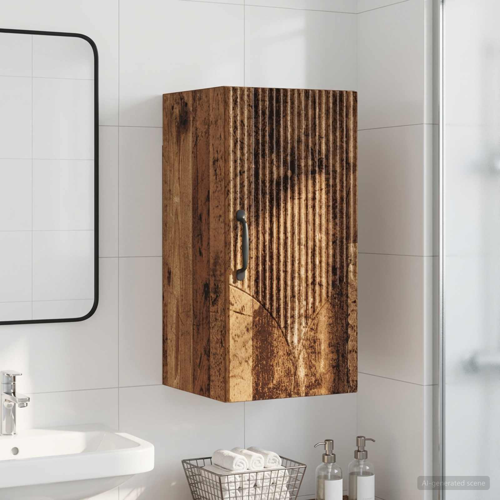 Badevrelsesvgskab HOORN Gammelt tr 30 x 31 x 59 cm
