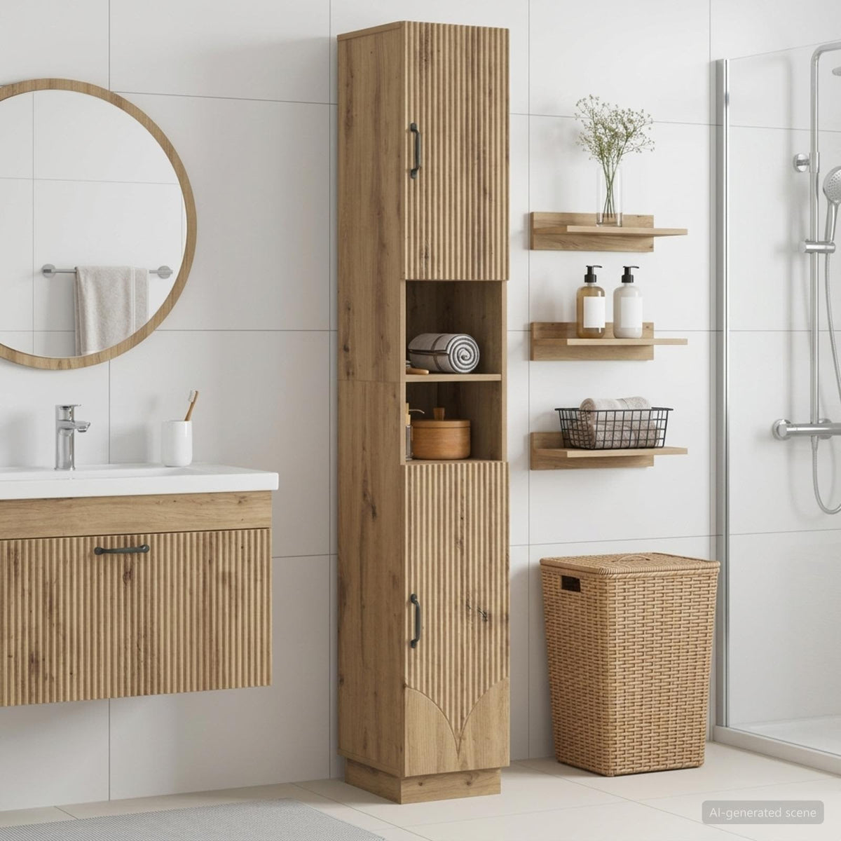 Badevrelsesskab med ben Hylde HOORN Artisan-eg