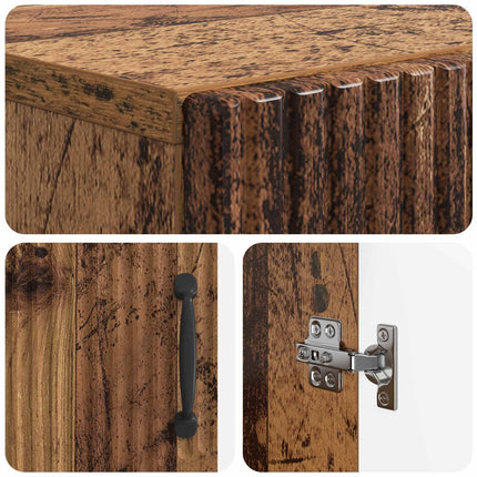 Badeværelse Opbevaringsskab HOORN Gammelt træ 59,5 x 31 x 77 cm