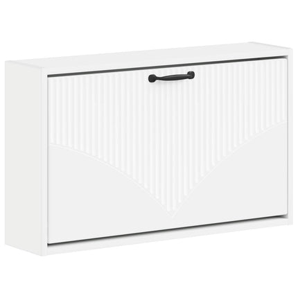 Vægmonteret Skoskab HOORN 71 x 17 x 43 cm Konstrueret træ Hvid