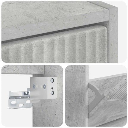Vægmonteret Skoskab HOORN 71 x 17 x 43 cm Konstrueret træ