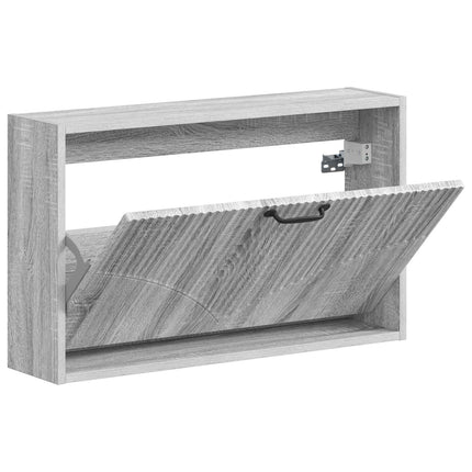 Vægmonteret Skoskab HOORN 71 x 17 x 43 cm Konstrueret træ