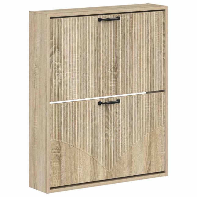 Vægmonteret Skoskab HOORN 71 x 17 x 86 cm Konstrueret træ