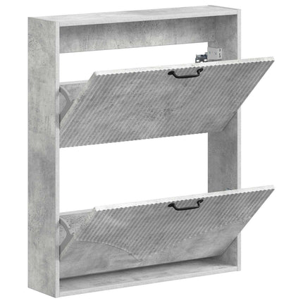 Vægmonteret Skoskab HOORN 71 x 17 x 86 cm Konstrueret træ