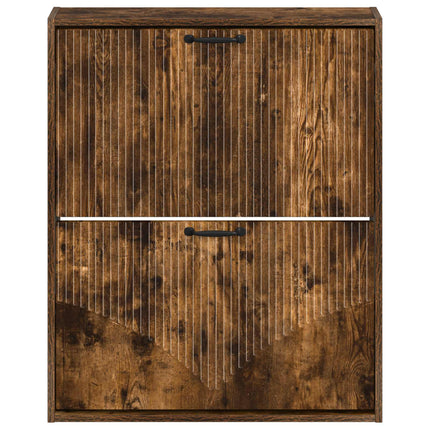 Vægmonteret Skoskab HOORN 71 x 17 x 86 cm Konstrueret træ