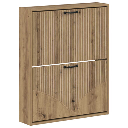 Vægmonteret Skoskab HOORN 71 x 17 x 86 cm Konstrueret træ
