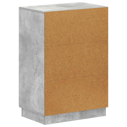 Sko skab HOORN 59,5 x 39,5 x 87 cm Konstrueret træ Betongrå