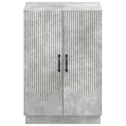Sko skab HOORN 59,5 x 39,5 x 87 cm Konstrueret træ Betongrå