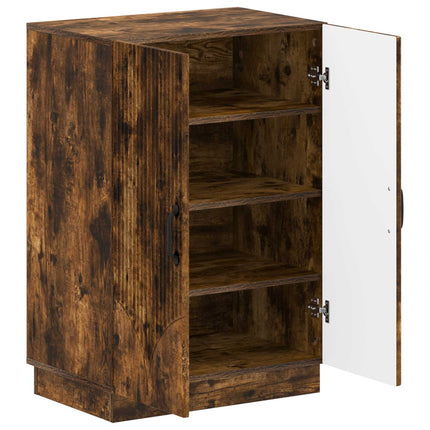Sko skab HOORN 59,5 x 39,5 x 87 cm Konstrueret træ Røget eg