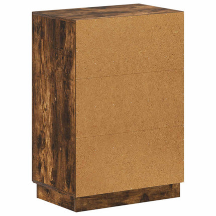 Sko skab HOORN 59,5 x 39,5 x 87 cm Konstrueret træ Røget eg