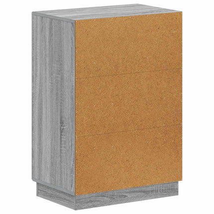 Sko skab HOORN 59,5 x 39,5 x 87 cm Konstrueret træ Grå Sonoma