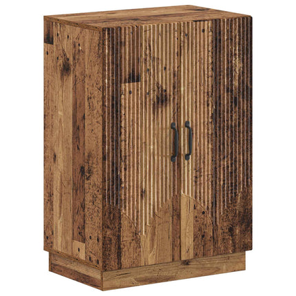 Sko skab HOORN 59,5 x 39,5 x 87 cm Konstrueret træ Gammelt træ