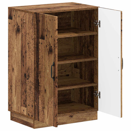 Sko skab HOORN 59,5 x 39,5 x 87 cm Konstrueret træ Gammelt træ