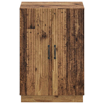 Sko skab HOORN 59,5 x 39,5 x 87 cm Konstrueret træ Gammelt træ