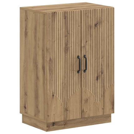 Sko skab HOORN 59,5 x 39,5 x 87 cm Konstrueret træ Artisan-eg