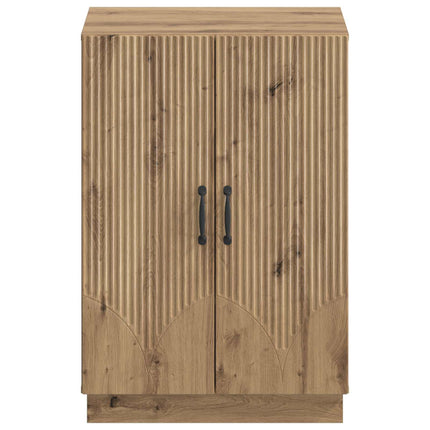 Sko skab HOORN 59,5 x 39,5 x 87 cm Konstrueret træ Artisan-eg
