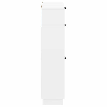 Sko skab HOORN 78 x 24 x 100 cm Konstrueret træ Hvid