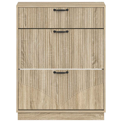 Sko skab HOORN 78 x 24 x 100 cm Konstrueret træ Sonoma-eg