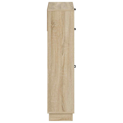 Sko skab HOORN 78 x 24 x 100 cm Konstrueret træ Sonoma-eg