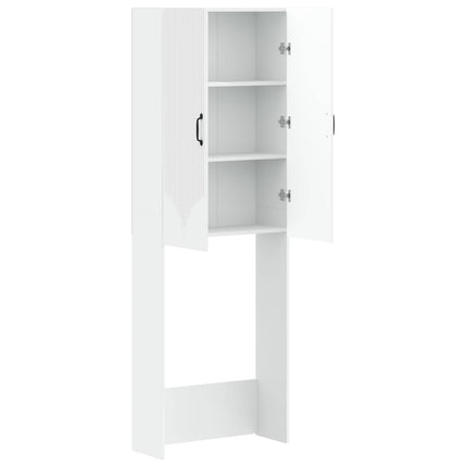 Toilet Skab HOORN Hvid 66 x 25,5 x 190 cm Konstrueret træ