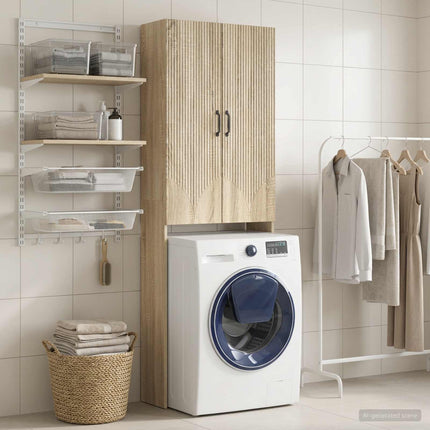 Toilet Skab HOORN Sonoma-eg 66 x 25,5 x 190 cm Konstrueret træ
