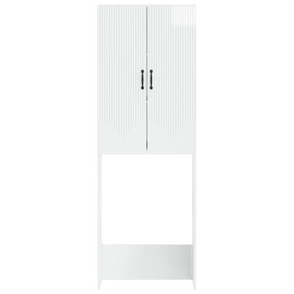 Toilet Skab HOORN Hvid højglans 66 x 25,5 x 190 cm