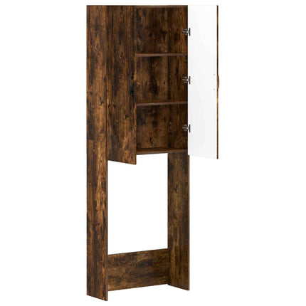 Toilet Skab HOORN Røget eg 66 x 25,5 x 190 cm Konstrueret træ